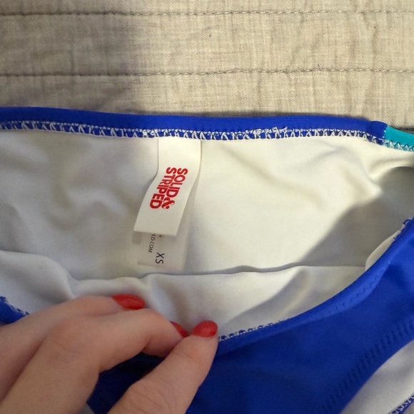 solid & striped Bikini Set - Picture 2 of 4